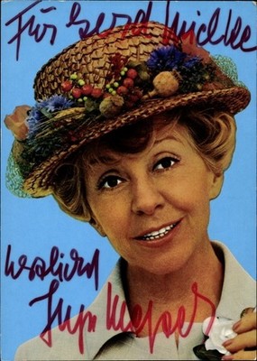 Ak Schauspielerin Inge Meysel, Portrait, Autogramm - 3959142