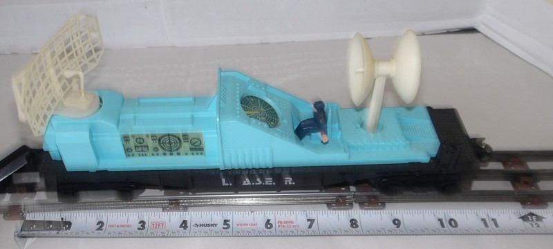 Lionel O Gauge LASER Spinning Satellite Car - needs belt ?