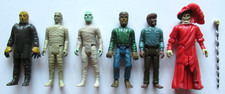 UNIVERSAL MONSTERS FUNKO  SUPER 7 REACTION COMPLETE 6 FIGURE LOT MUMMY WEREWOLF