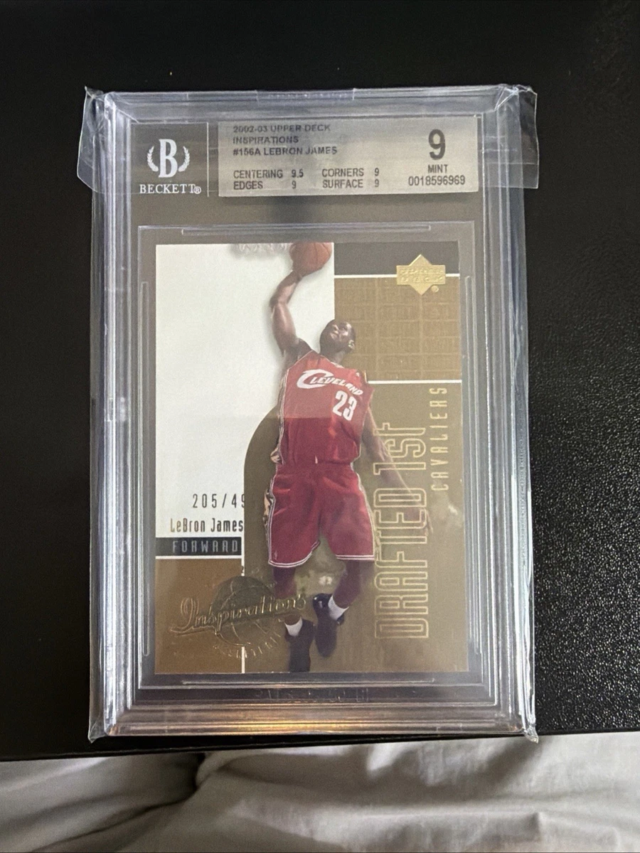Rookie LeBron James Beckett BGS 9.5 Grade Basketball Trading Cards