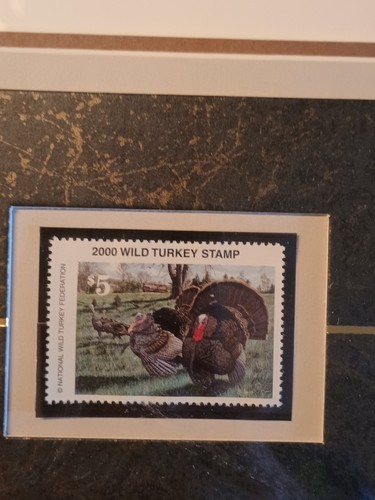 National Wildlife Turkey Federation 2000 Limited Edition Signed Framed Picture - Picture 6 of 8