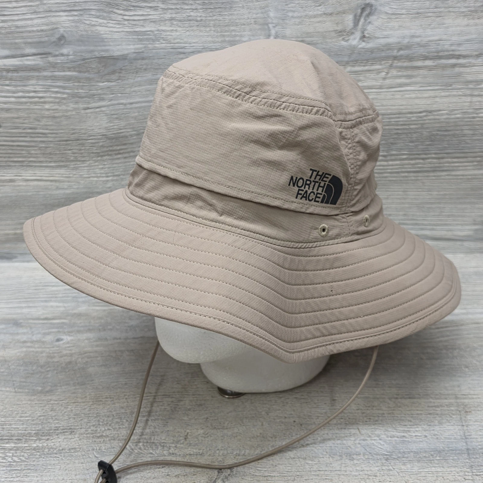 The North Face Unisex Boonie Hat Sun Bucket Wide Brim Adjustable Tan S-M Outdoor