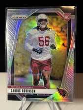 2024 Panini Prizm #325 Darius Robinson Silver Arizona Cardinals Rookie