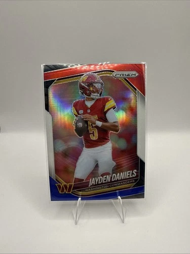 2025 Panini Prizm Jayden Daniels Red, White & Blue Prizm