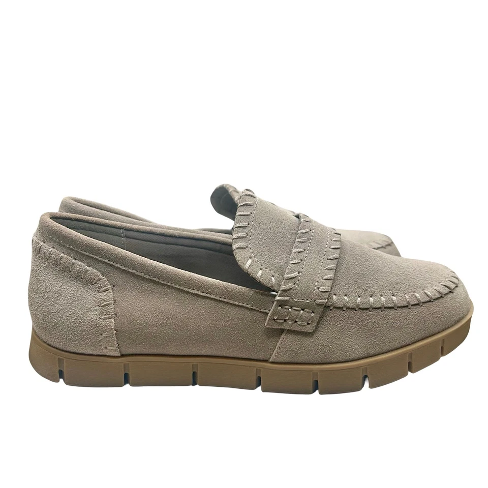 MIA Edición Limitada NATALEE Mocasines de Gamuza Sin Cordones Zapatos Mujer Talla 10 Tostado Foto 3 de 4