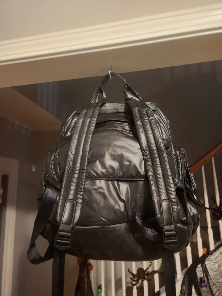 Caraa Baby Bag Large Black Nylon Backpack - Image 3 of 4