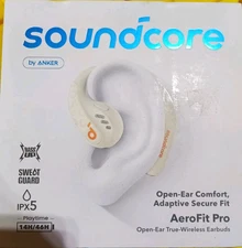 Soundcore AeroFit Pro Open-Ear Headphones Ergonomic Earbuds Hook LDAC