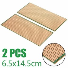 Carte PCB Circuit Simple Côté Perf Board 16,5 X 14,5 Cm Non Découpée Neuf Qu