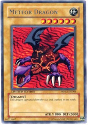 1x (P) Meteor Dragon - MDP2-EN008 - Rare - Limited Edition  YuGiOh