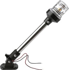 Stern Light - White LED Anchor & Bimini Top Lights for Pontoon & Fishing Boat...