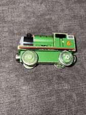 Percy "Celebrating 60 Years" Thomas Friends Wooden Railway Train Tank Engine