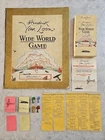 Vintage 1933 Hendrik Van Loon's Parker Bros Wide World Game Pieces
