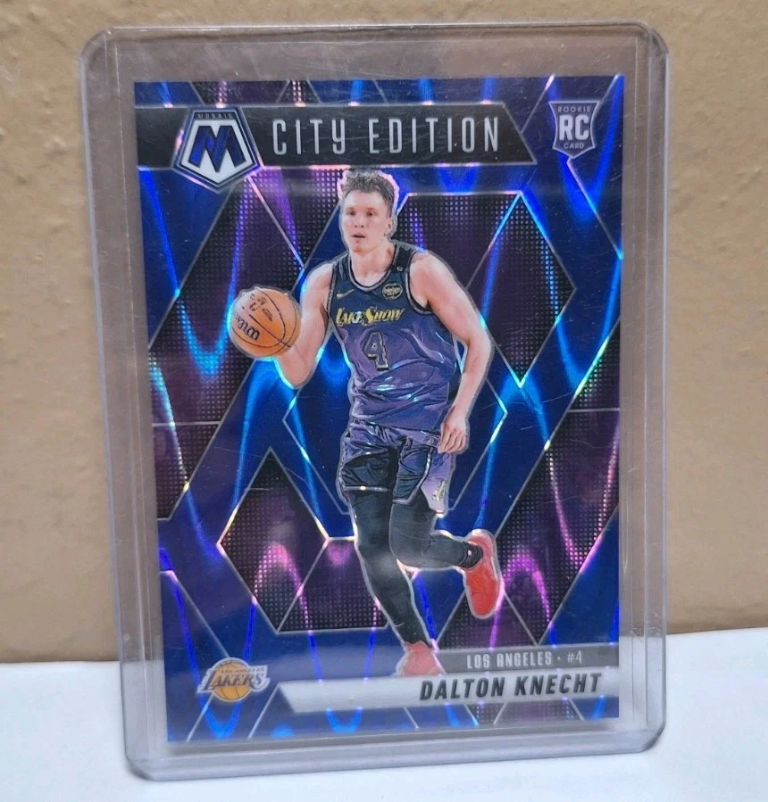 2024-25 Panini Mosaic Dalton Knecht City Edition Blue Seismic Mosaic /149 (RC)