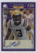 2021 Leaf Pro Set Metal 1989 Purple Rainbow 47/50 JaCoby Stevens Auto 8wm