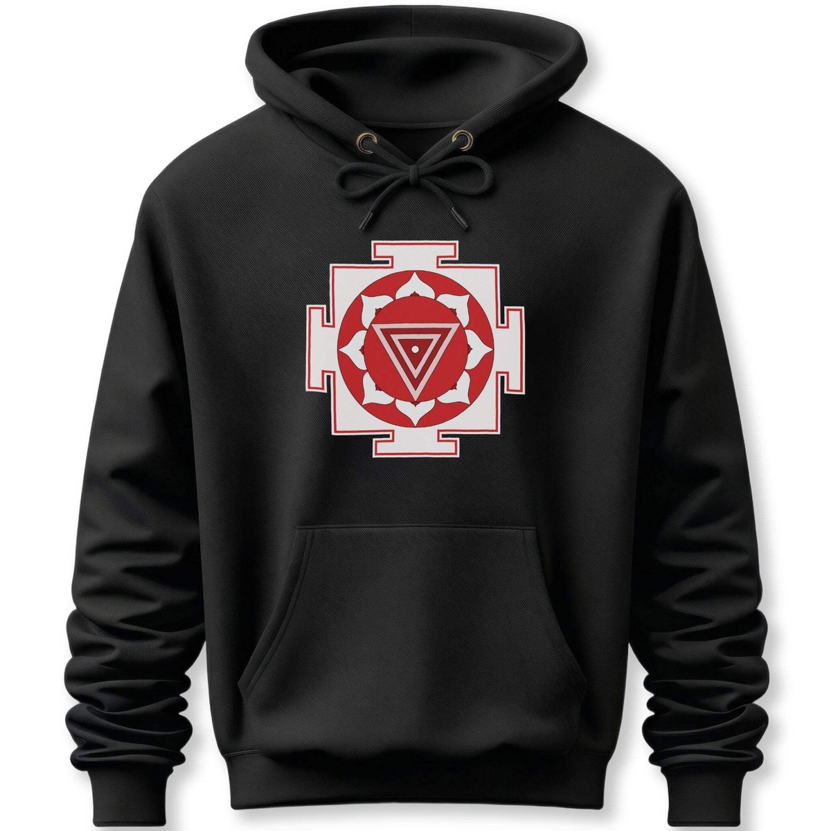 Kali Yantra Symbol Hoodie | Sacred Geometry Hindu Spiritual 