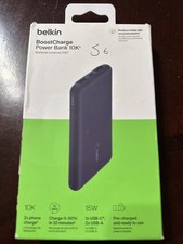 Belkin Boost Charge Portable Power Bank 10k 15w Black - BRAND NEW