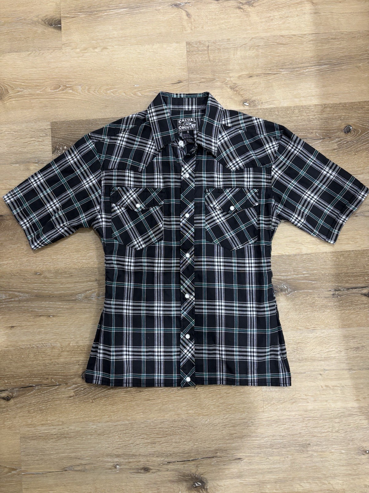 Vintage Y2k Emo Grunge Button Up Shirt