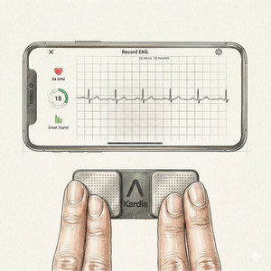Kardia Mobile 1-Lead Personal EKG Monitor- Open Box