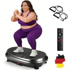 Vibrationsplatte Vibrationstrainer Vibrationsgerät mit Trainingsbänder bis 200kg