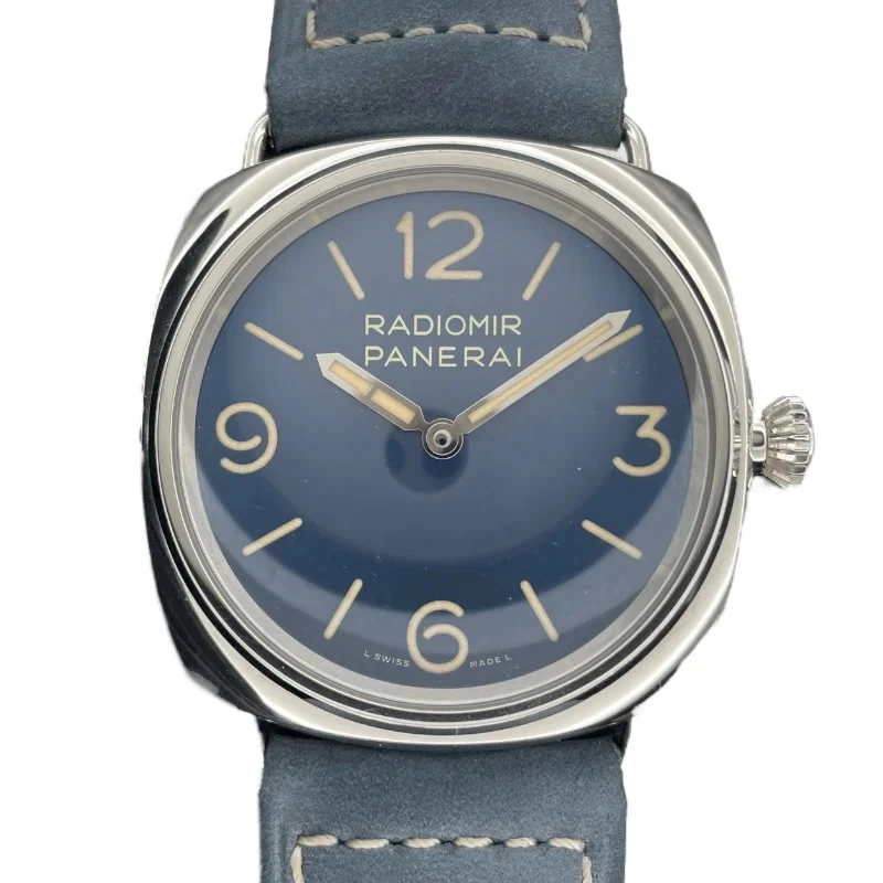 Panerai — PANERAI PAM01383 45mm SS Navy Dial Automatic Watch #OKW1310