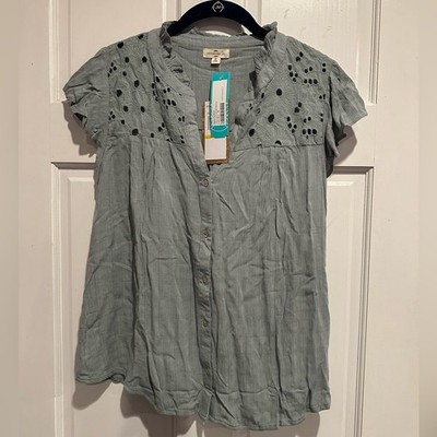 Mason & Belle Tami Lace Detail Blouse