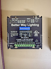 Better Way Lighting 4 Channel x 8 Amp DMX Decoder - Constant Voltage