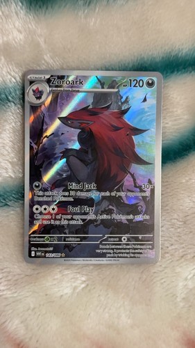 Pokemon TCG Zoroark 143/086 SV: White Flare Illustration Rare Holo EN 2025 120HP