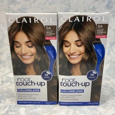 Clairol Root Touch-Up Colorblend Permanent Color #5A Medium Ash Brown- Lot of 2