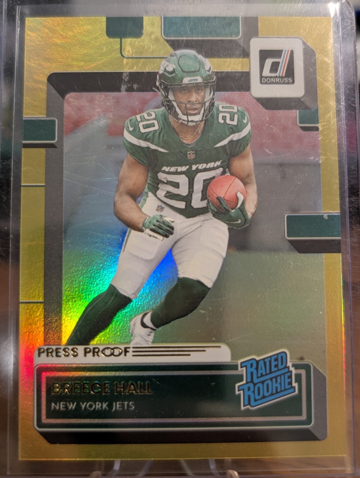 2022 Panini Donruss - Rated Rookie Breece Hall #314 Press Proof Premium (RC)