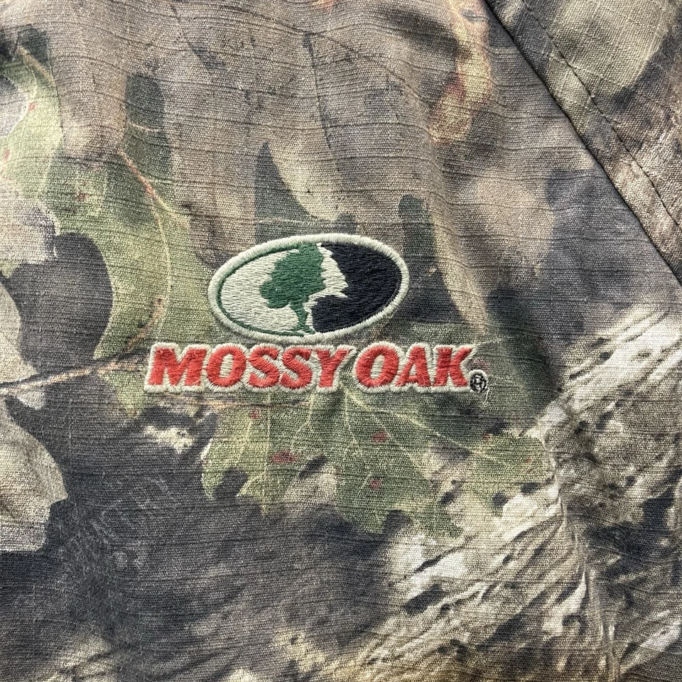 De Colección Mossy Oak Break Up Camuflaje Chaqueta de Bombardero Para Hombres XXL Aislada Caza Ropa de Trabajo Foto 3 de 4