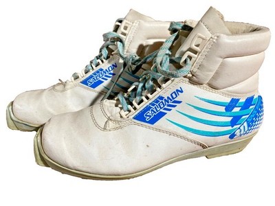 Salomon Vintage Nordic Cross Country Ski Boots Size EU41 US8.5 SNS Profil 2270