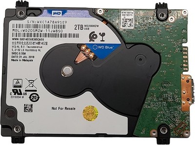 Western Digital WD Blue WD20SMZW 2TB USB Festplatte 100% Health