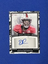 2022 Sage Artistry Devin Rockette Auto White/Black Border #A-DR3 Autograph BB