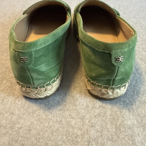 Sam Edelman Women's Size 7M Green Suede Kai Espadrille Flat Loafer Shoes - Picture 6 of 8