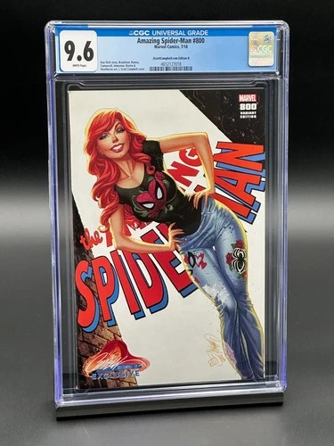 Amazing Spider-Man #800 CGC 9.6 (2018) - Mary Jane - Campbell Edition B