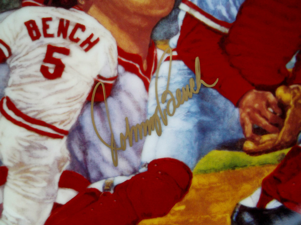 [12シリ]johnny bench auto mlb Topps Johnny Bench Cincinnati Reds Baseball Autographed Sports