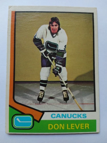1974-75 OPC O-Pee-Chee #94 Don Lever Vancouver Canucks - EX