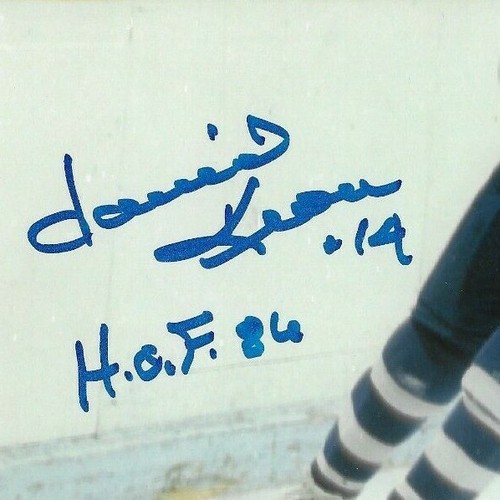 Auto. Toronto Maple Leafs Dave Keon 8x10 Photo 3 w Hall of Fame Inscription JSA - Picture 2 of 4