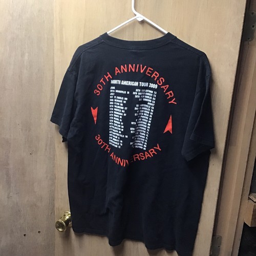 2009 JUDAS PRIEST "British Steel" 30th Concert Tour XL T-Shirt ROB HALFORD - Picture 2 of 3