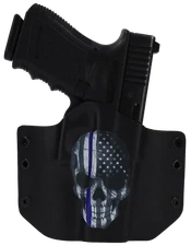 Bersa Handguns - OWB Holster - Optic Ready - Skull Blue Line USA