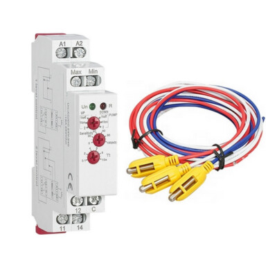 Niveauregulierung SET Schaltrelais GRL 24-240VAC/DC Niveauregelung inkl Sensoren