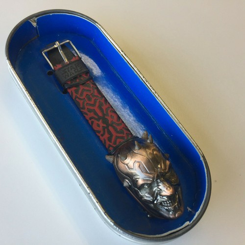 STAR WARS, Wristwatch, Devil Head with Tin, MEN/Kids WATCH NEW - Picture 5 of 5