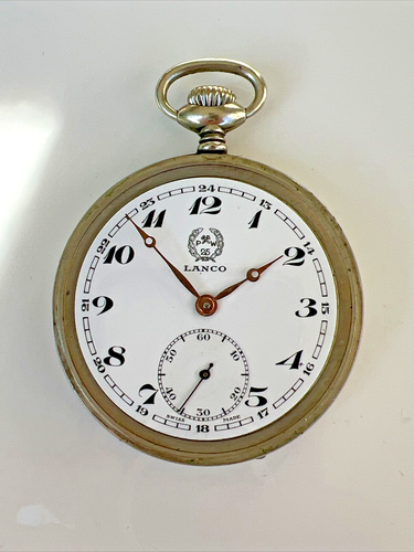 Antike Lanco Taschenuhr Marke Patent Taschenuhr Pocket Watch 2-8 - Bild 4 von 20