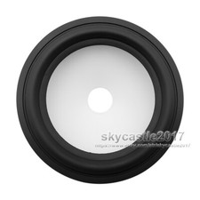 2x 6.5" inch 155mm Speaker Cone PP Transparent Basin Bass Drum Paper 26.5mm Core