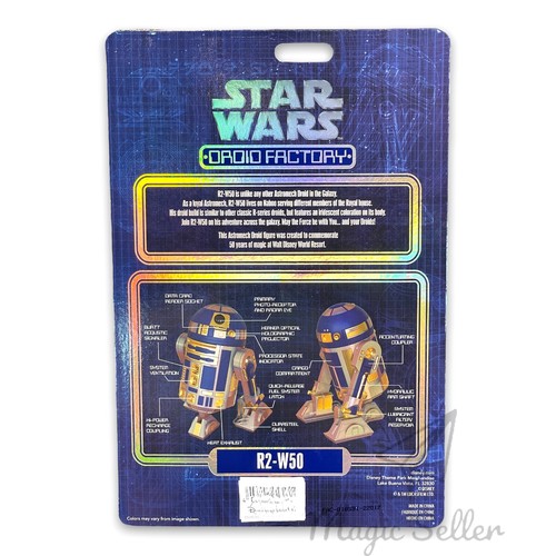 Star Wars Droid Depot Factory R2-W50 Walt Disney World 50th Anniversary Figure - Picture 2 of 2