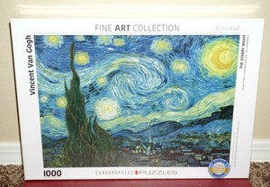 vincent van gogh starry night 1000 piece puzzle