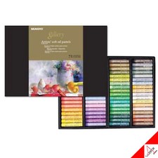 Coffret papier pastels à l'huile douce professionnelle Mungyo MOPV-72 72 coul...