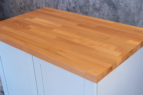 Beech Worktop - Solid Wood Kitchen Worktop - Beech Countertop - 2M 3M 4M Long - Picture 6 of 9