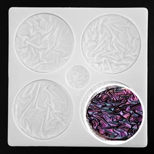 CRUSHED VELVET Coaster Silicone Mold AU