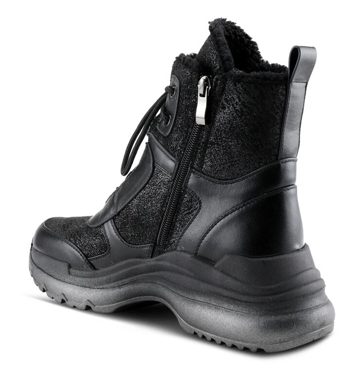 Botines Azura Tahoe negros estilo senderismo botas para mujer talla 38 UE Foto 4 de 4